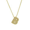 Pendant Necklace Copper Electroplated With Letter Pattern Balloon Bubble Shape
