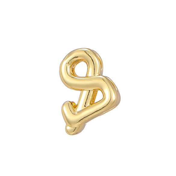 Pendant Necklace Copper Electroplated With Letters Numbers Text Pattern