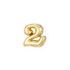 Pendant Necklace Copper Electroplated With Letters Numbers Text Pattern