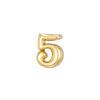 Pendant Necklace Copper Electroplated With Letters Numbers Text Pattern
