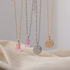 Pendant Necklace Copper Electroplating Oil Dripping Boots Hat Pink Girly Style