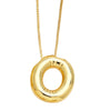 Pendant Necklace Copper English Letters Simple Style Electroplating Box Chain For Women