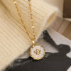 Pendant Necklace Copper Geometric Animal Retro Gold Plated Zircon Bee Minimalist Female