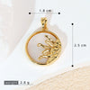 Pendant Necklace Copper Geometric Constellation Star Vintage Electroplating Women's Diy Jewelry Accessories