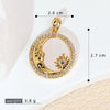 Pendant Necklace Copper Geometric Constellation Star Vintage Electroplating Women's Diy Jewelry Accessories