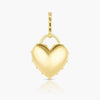 Pendant Necklace Copper Geometric Heart Shape Handmade Electroplating For Women