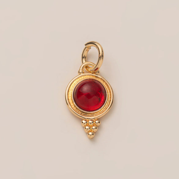 Pendant Necklace Copper Geometric Shape Vacuum Plated 18K Gold Color