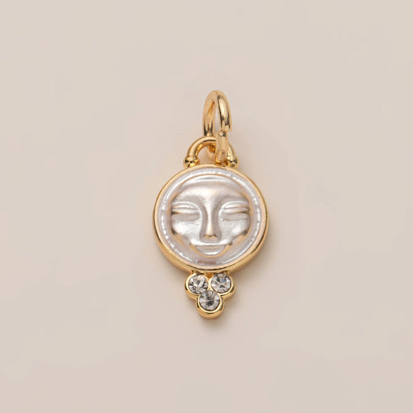 Pendant Necklace Copper Geometric Shape Vacuum Plated 18K Gold Color