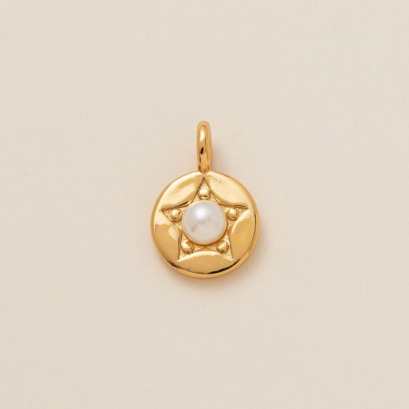 Pendant Necklace Copper Glass Zircon Fivepointed Star Round Electroplating