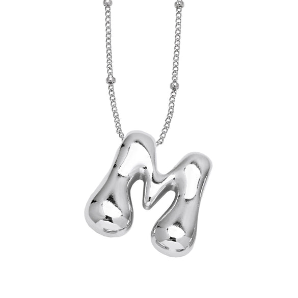 Pendant Necklace Copper Goldplated With Letters Numbers Text Pattern Ochain Style Simple Unisex