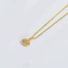 Pendant Necklace Copper Heart Shape Electroplating O Word Chain