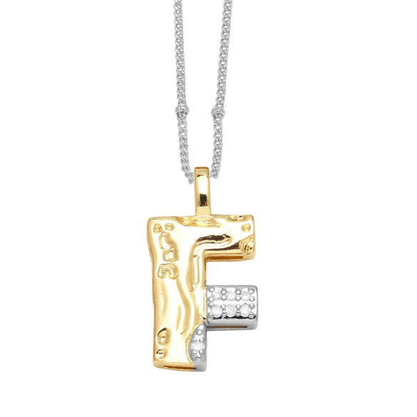 Pendant Necklace Copper Hiphop Minimalist With Letter Pattern Electroplated