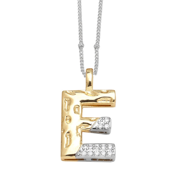 Pendant Necklace Copper Hiphop Minimalist With Letter Pattern Electroplated