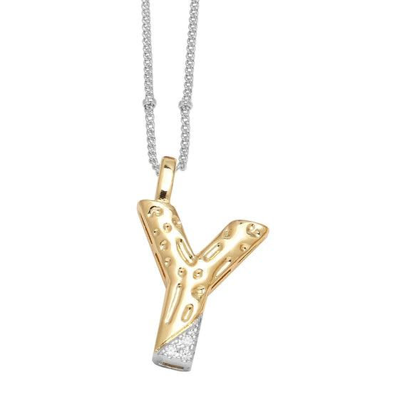 Pendant Necklace Copper Hiphop Minimalist With Letter Pattern Electroplated