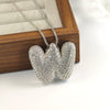 Pendant Necklace Copper Inlaid Zircon With Letter Pattern Electroplated