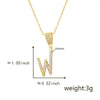 Pendant Necklace Copper Letter Jewelry Electroplating Allmatch Style