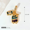 Pendant Necklace Copper Micropaved Zircon Wings Heart Constellation Shape Electroplating Style