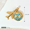 Pendant Necklace Copper Micropaved Zircon Wings Heart Constellation Shape Electroplating Style
