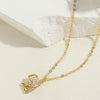 Pendant Necklace Copper Mixed Gem Micro Inlay Heart Star Animal Zodiac Style For Women