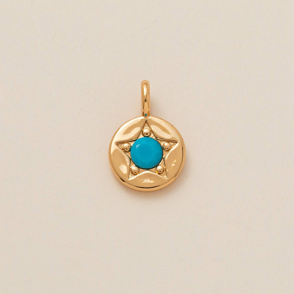 Pendant Necklace Copper Mixed Gemstone Inlay Geometric Square 12 Birthstone Women's Accessories