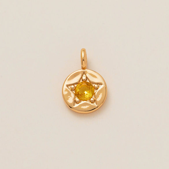 Pendant Necklace Copper Mixed Gemstone Inlay Geometric Square 12 Birthstone Women's Accessories