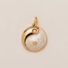 Pendant Necklace Copper Mixed Gemstone Setting Geometric Electroplating For Women