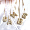 Pendant Necklace Copper Organic Glass Hiphop Style Microinlaid Letters Numbers Text Jewelry