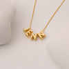 Pendant Necklace Copper Personality Electroplating Letters Numbers Text