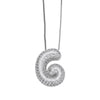 Pendant Necklace Copper Plated Real Gold Inlaid With Zircon Letter Design