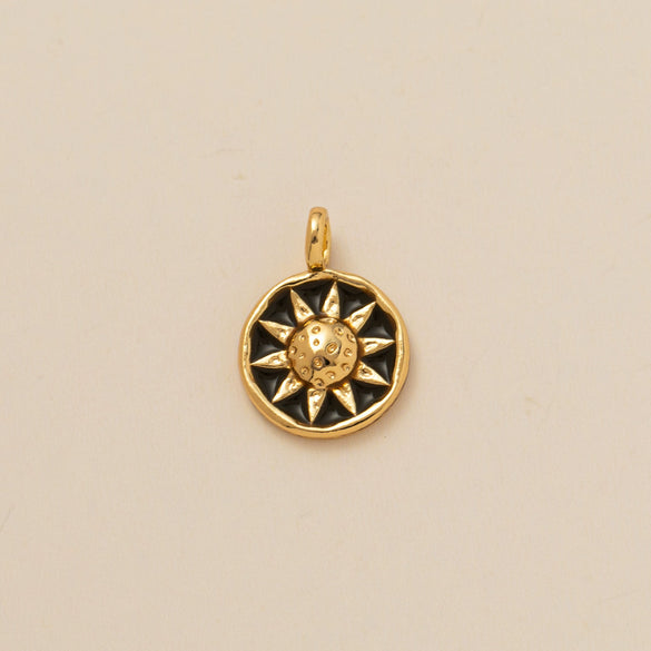 Pendant Necklace Copper Sun Moon Stars Bagua Mushroom Cross Planet Eye Electroplating