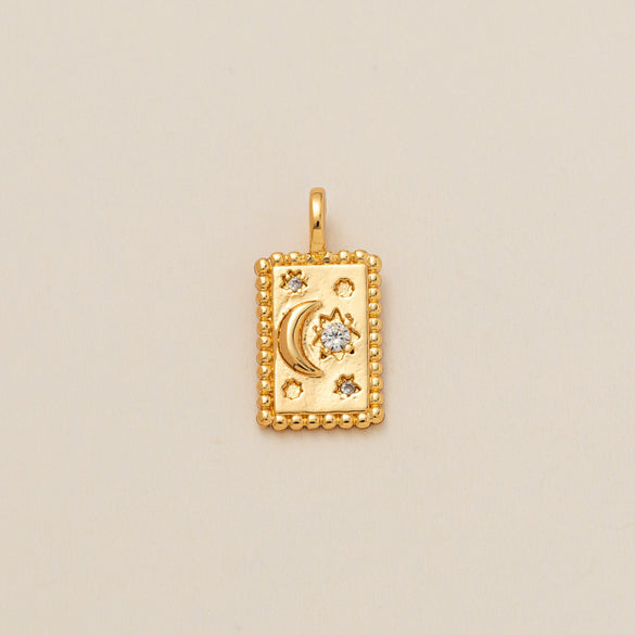 Pendant Necklace Copper Sun Moon Stars Bagua Mushroom Cross Planet Eye Electroplating