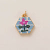 Pendant Necklace Diy Accessories For Female Copper Material Dragon Pattern Electroplated Fashion Style