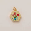 Pendant Necklace Diy Accessories For Female Copper Material Dragon Pattern Electroplated Fashion Style