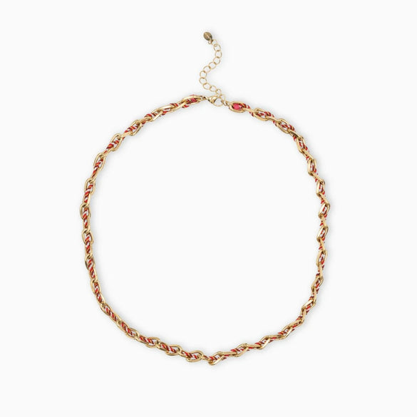 Pendant Necklace Fabric Seiko Regular Chain Ins Style