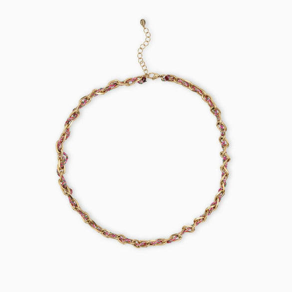 Pendant Necklace Fabric Seiko Regular Chain Ins Style