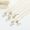 Pendant Necklace Fourleaf Clover Geometric Copper Mixed Gemstone Electroplating For Women