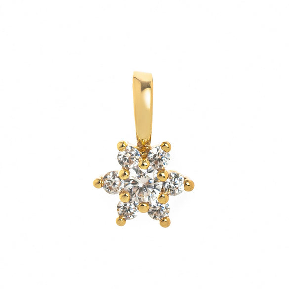 Pendant Necklace Glass Zircon Copper Electroplating Hexagonal Round Shape Birthstone December