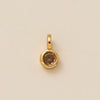 Pendant Necklace Glass Zircon Copper Electroplating Hexagonal Round Shape Birthstone December