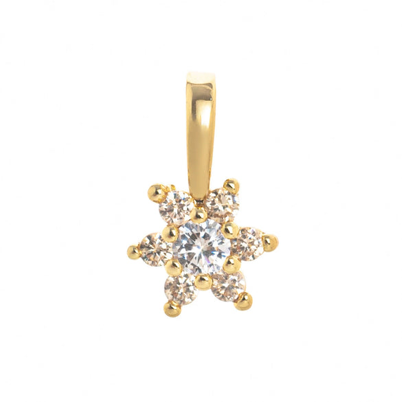 Pendant Necklace Glass Zircon Copper Electroplating Hexagonal Round Shape Birthstone December