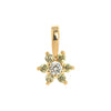 Pendant Necklace Glass Zircon Copper Electroplating Hexagonal Round Shape Birthstone December