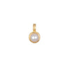 Pendant Necklace Glass Zircon Copper Electroplating Hexagonal Round Shape Birthstone December