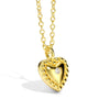 Pendant Necklace Heart Shape Copper 14K Gold Plated Electroplating For Women