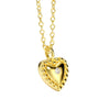 Pendant Necklace Heart Shape Copper 14K Gold Plated Electroplating For Women