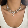 Pendant Necklace Hip Hop Star Shape Geometric Imitation Pearl Metal Zinc Alloy Iron Electroplating Ball Chain