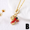 Pendant Necklace Hiphop Geometric Copper Electroplated