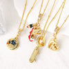 Pendant Necklace Hiphop Geometric Copper Electroplated