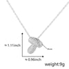 Pendant Necklace Jewelry Copper Plated Electroplating Zircon Letter Pattern