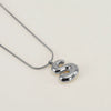 Pendant Necklace Jewelry Gold Plated 316L Stainless Steel With English Letters Pattern