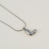 Pendant Necklace Jewelry Gold Plated 316L Stainless Steel With English Letters Pattern