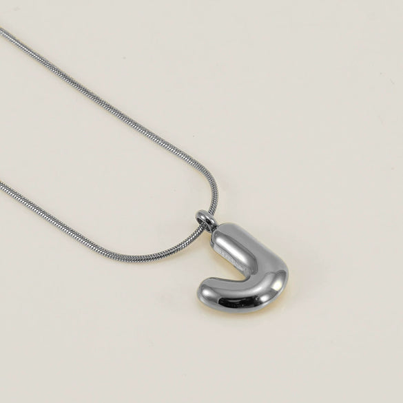 Pendant Necklace Jewelry Gold Plated 316L Stainless Steel With English Letters Pattern